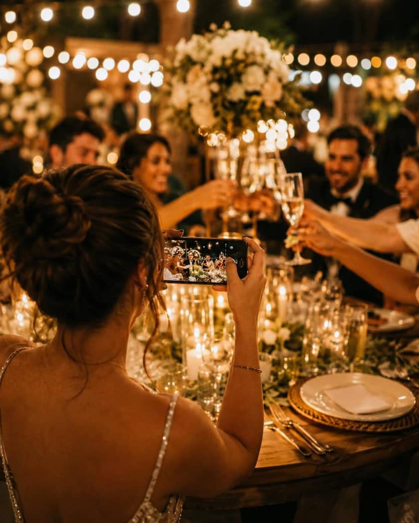 Lo que ve la cámara del invitado: el discurso